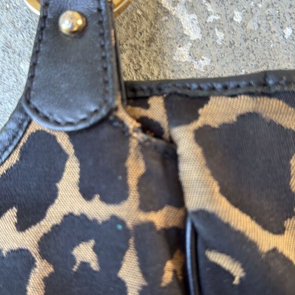 Fendi leopard print canvas bag - Picture 6 of 13